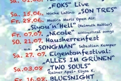 Sommer Programm 2019